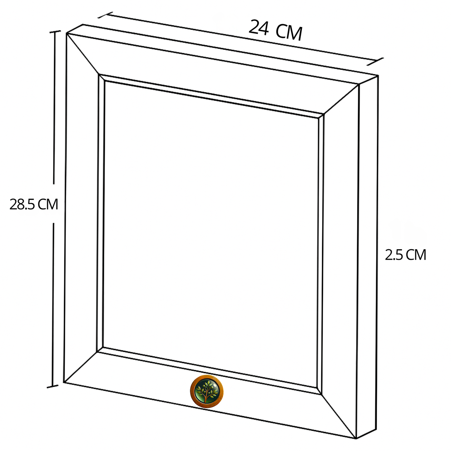 Espejo Mágico Hecho en Caoba LED