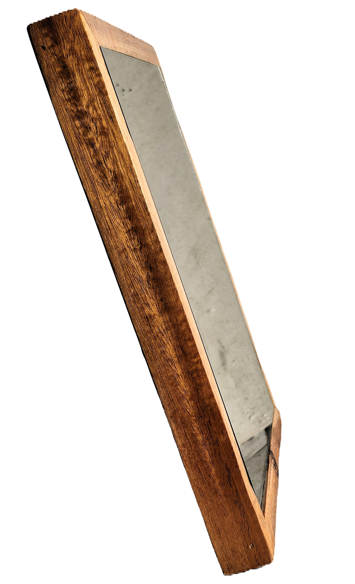 Espejo Mágico Hecho en Nogal LED