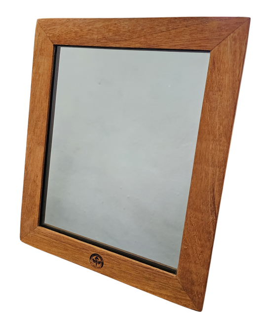 Espejo Mágico Hecho en Caoba LED